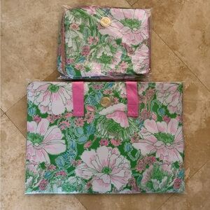 Lilly Pulitzer GWP Garment Bag and Packing Cubes Set -New In Packages